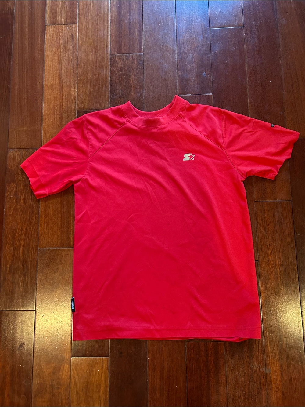 Starter Y2K Boys Red Short-Sleeve Athletic Tee 10/12 Dri-Star